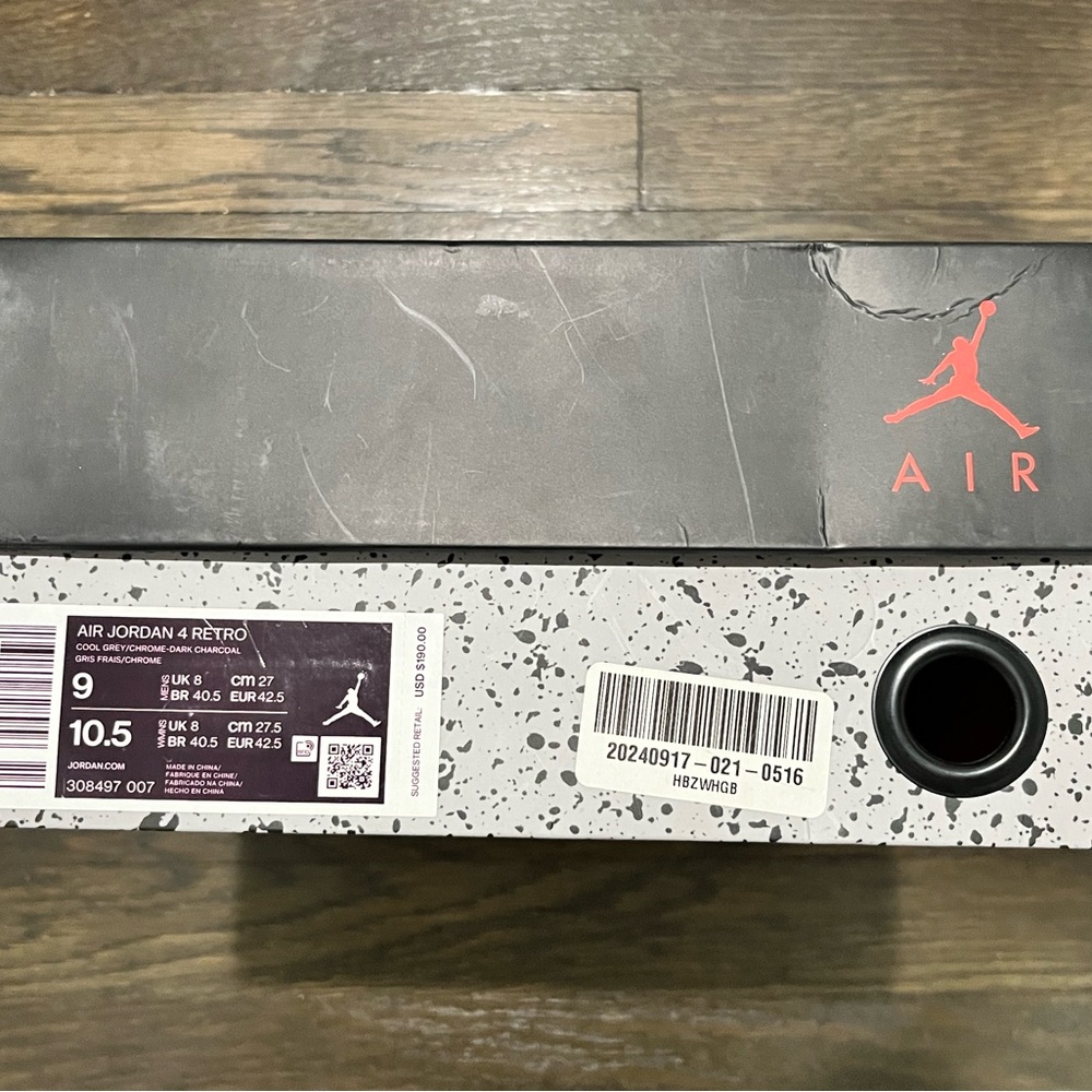 Jordan 4 Cool Grey - Picture 11 of 11